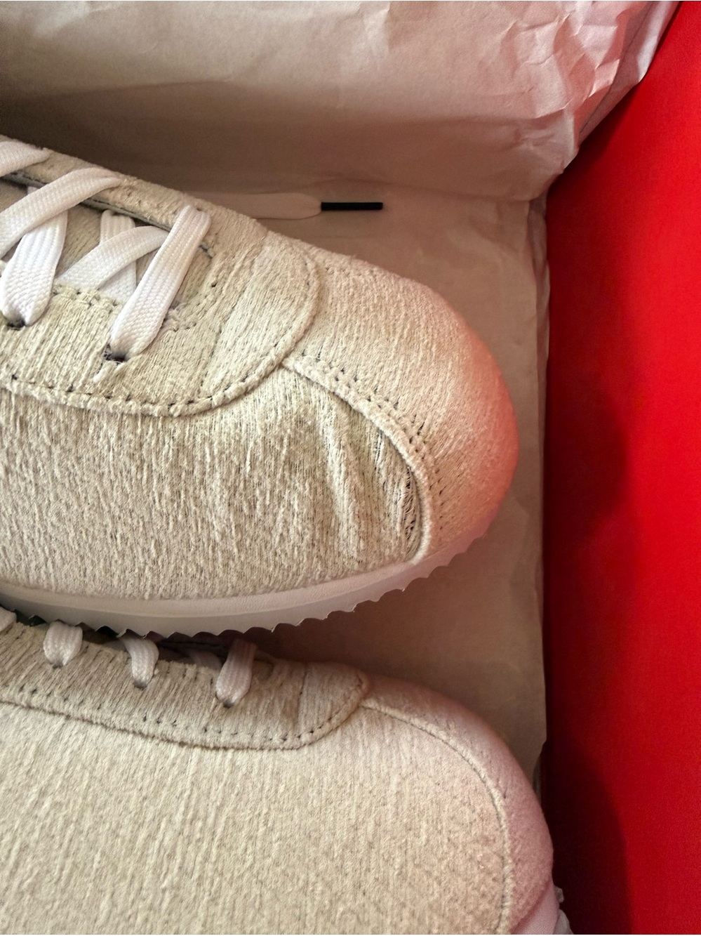Nike x Stranger Things• Classic Cortez QS Upside Down in Sail, Deep Royal Blue - Picture 2 of 5